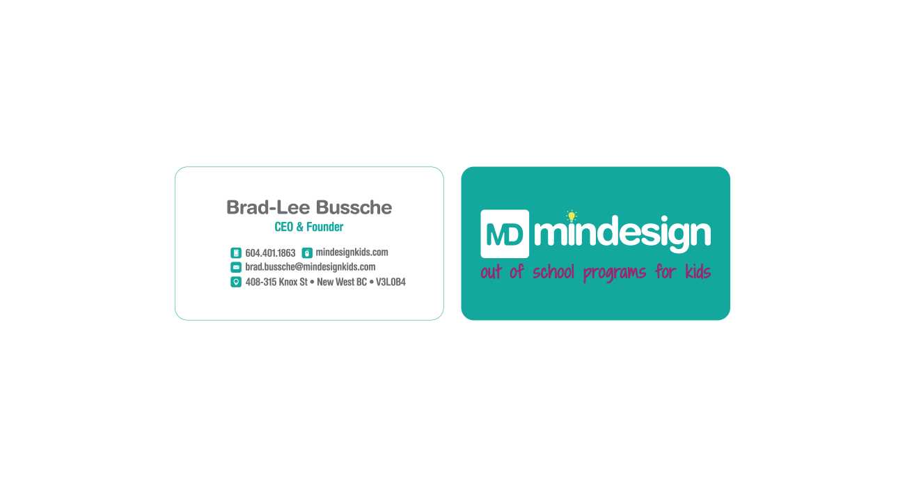 Mindesign Kids Business Cards