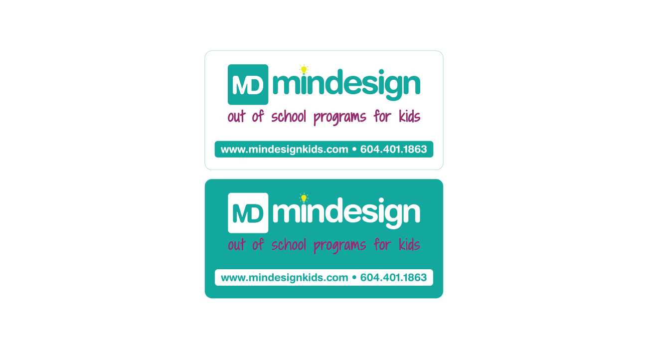 Mindesign Kids Logo Magnet